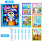 OSDUE Water Coloring Book for Toddler, 6 Pack Water Painting Book for Toddlers, Paint with Water Books, Educational Learning Doo