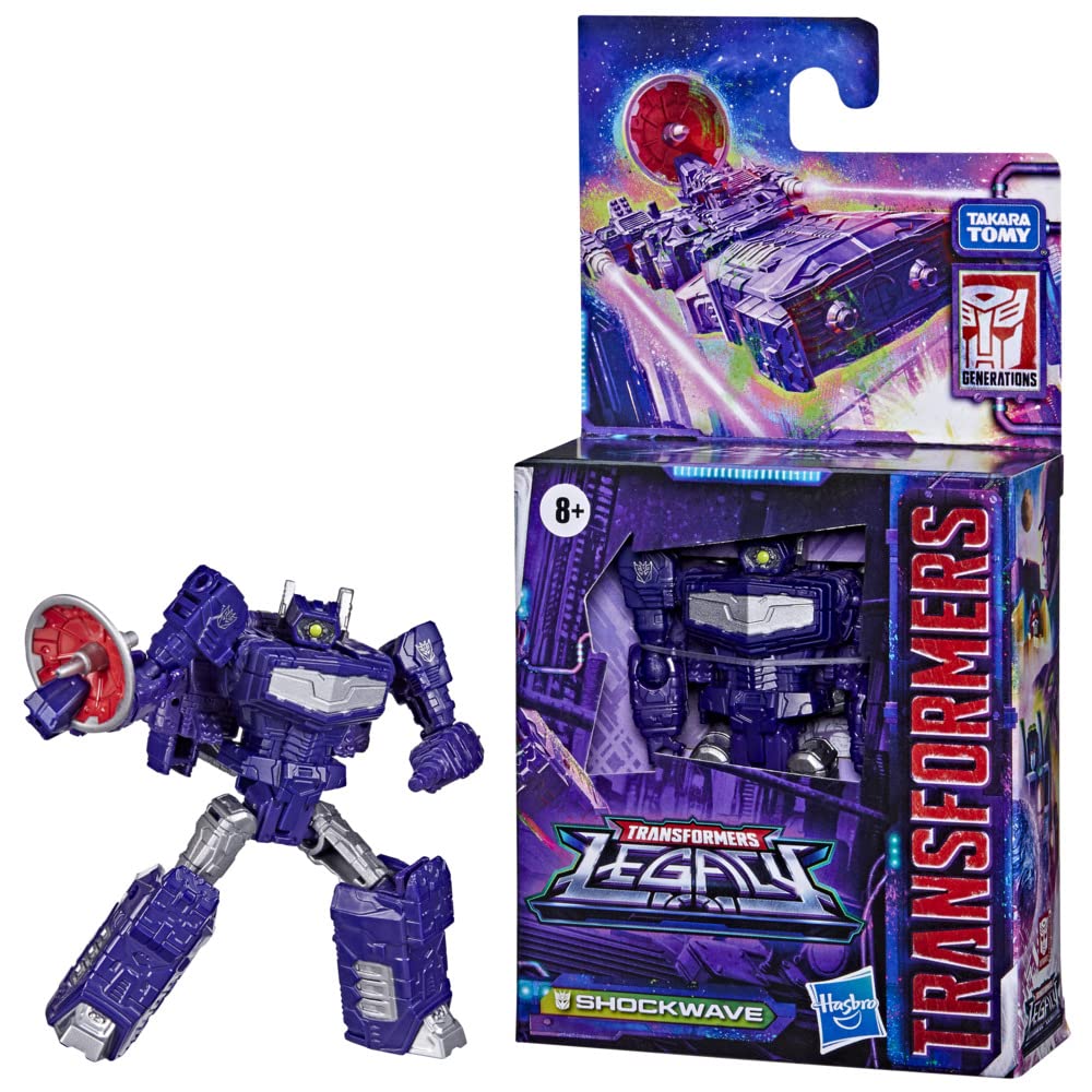 Transformers Toys Generations Legacy Core Shockwave Action Figure - Kids Ages 8 And Up, 3.5-Inch