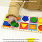 Boby Shapes Wooden Chunky Puzzle (10 Pcs) - Wooden Puzzles For Toddlers, Animal Puzzles For Kids Ages 2+