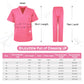 S3XY-FIV5 Kids Nurse Costume Doctor Costume Dentist Costume For Kids Play House Pretend Play Dress Up Party Pink 3-4 yrs 110cm