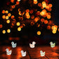 Kuanfine 60 Pcs Tiny Duck Figures Mini Resin Duck Luminous Miniature Ducks Bead for Garden Landscape Aquarium Decoration(Glitter