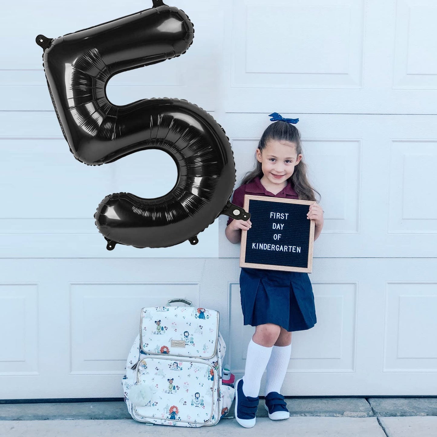 40 Inch Number 7 Balloon, Jumbo Black Seven Birthday Decorations, 7 17 27 70 Year Old Balloon, Mylar Foil Balloon Number For Eng