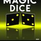 Magic Makers Magic Dice Trick - Brilliant Black Dice With Highly Visual Yellow Pips That Mysteriously Change