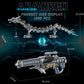 HONLANCH Dragon Series Black Mechanical Building Blocks Set - 1390 Pieces, Large Plastic Toy for Kids & Adults, Model YB015