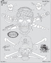 Artool Freehand Airbrush Templates, Tell No Tales Template