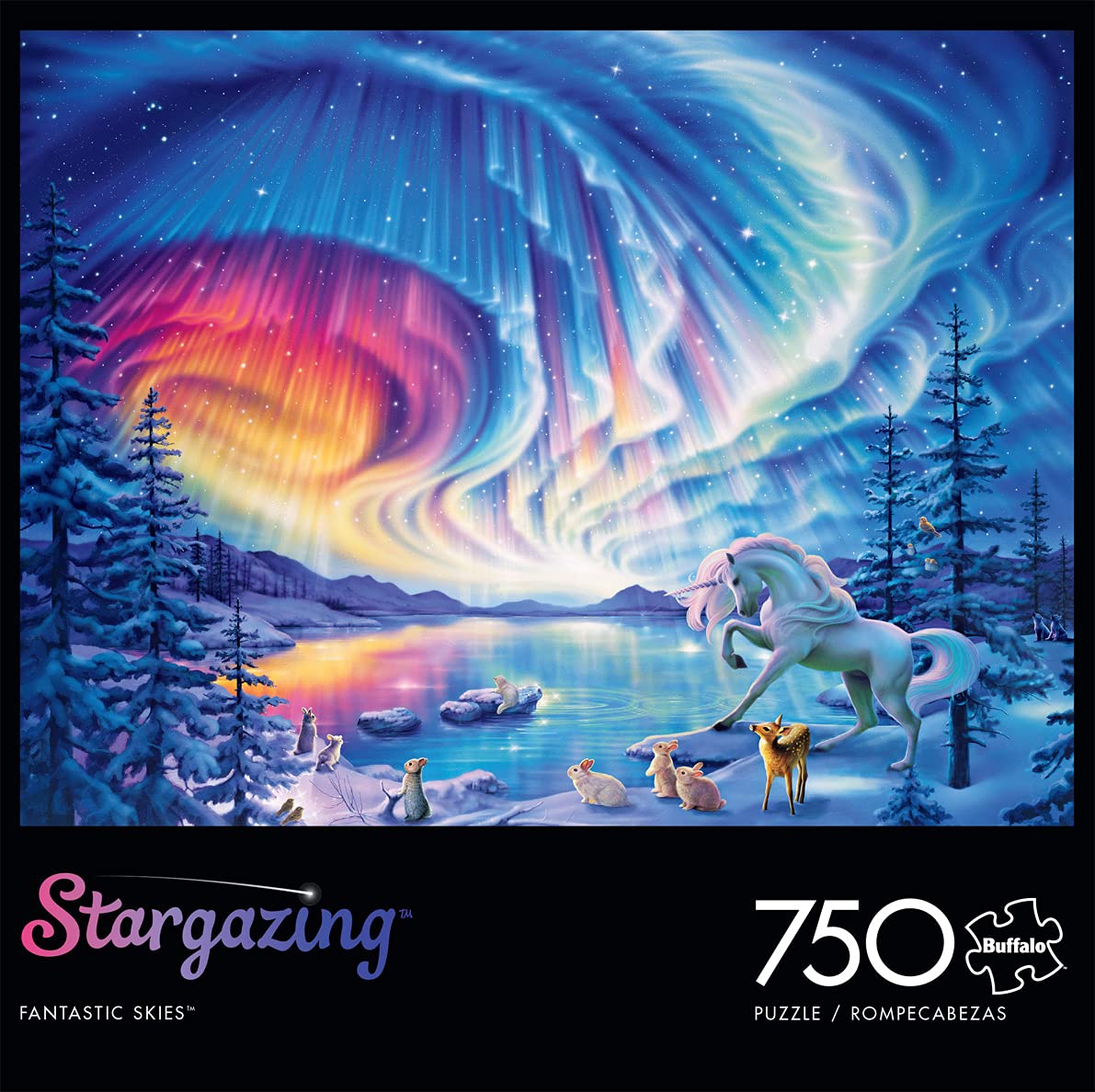 Buffalo Games - Fantastic Skies - 750 Piece Jigsaw Puzzle For Adults Challenging Puzzle Perfect For Game Nights - 750 Piece Fini