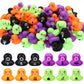 Junkin 50 Pcs Halloween Rubber Ducks Bulk Mini Rubber Ducks Small Duck in Bulk Gift for Halloweens Party Favors Toys (Blow Bubbles Duck)
