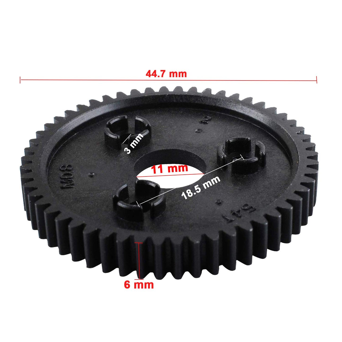 54T 0.8 32 Pitch Spur (3pcs) Compatible with Traxxas Gear Slash Stampede 4x4 VXL Rally VXL