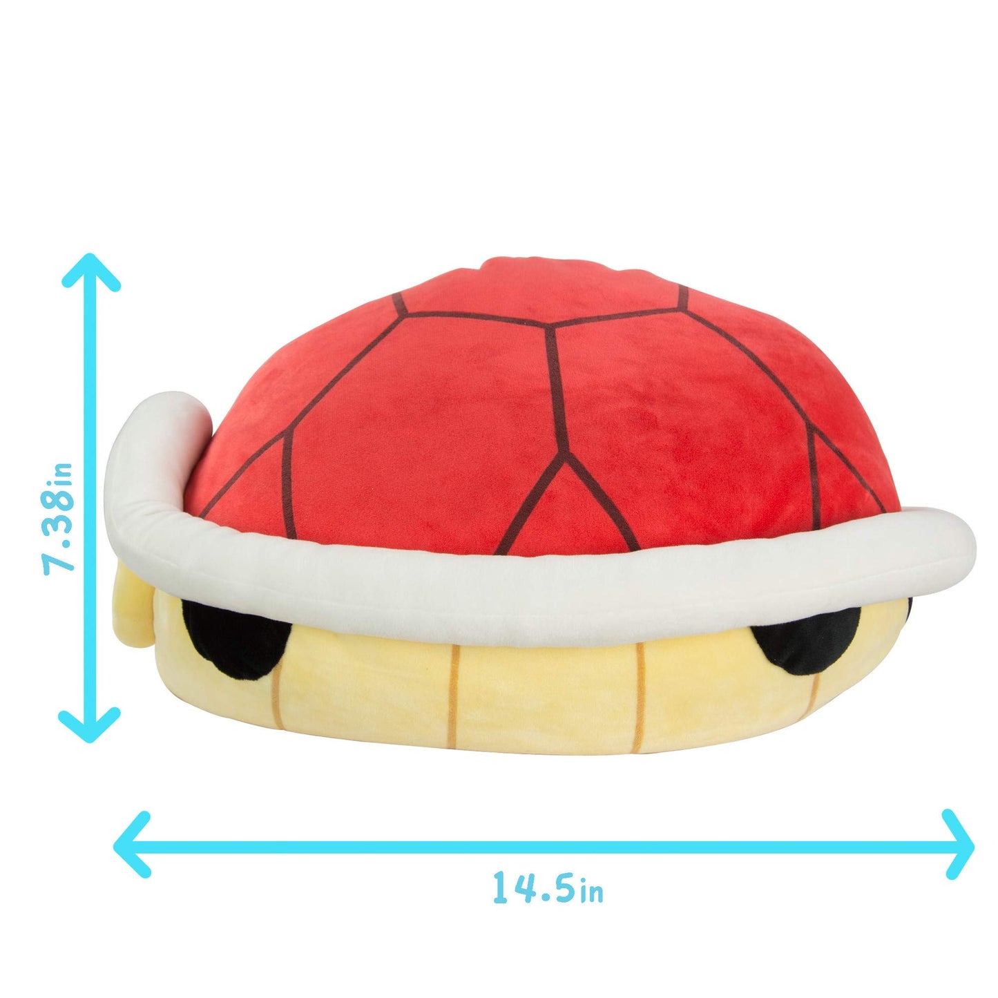Club Mocchi-Mocchi- Mario Kart Plush - Red Shell Plushie - Squishy Mario Toys And Cute Stuffed Animals - Gaming Room Decor - Video Game Collectibles - 15 Inch