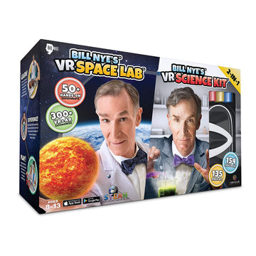 Abacus Brands Bill Nye'S Vr Science Kit And Vr Space Lab - Virtual Reality Kids Science Kit, Book And Interactive Stem Learning Activity Set (2 In 1 Combo Pack) - For Ages 8 And Up [Packing May Vary]