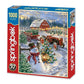Springbok - Christmas Tree Farm - 1000 Piece Jigsaw Puzzle Featuring A Holiday Christmas Tree Farm Lit For The Holidays