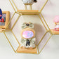 17cm Doll Clothes Set (No Doll), 3 Pieces Dress Outfit Set for 6.7inch Doll Suit, Luxury Chic Hat & Clothes Accessories for 1st/