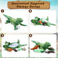 Hydren Lizard Stuffed Animal Plush Toy 26 Inch Iguana Plush With 4 Babies Inside Large Simulation Iguana Dragon Animal Toy Gifts
