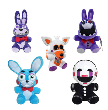 Hjysxyns Plush Toys -Springtrap Plush Toy Stuffed Animal Doll Fan Made Plushies For Boy Girl Plush Gift (5Pcs)