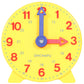 Dhchapu Student Learning Clock Time Teacher Gear Clock 4 Inch 12/24 Hour