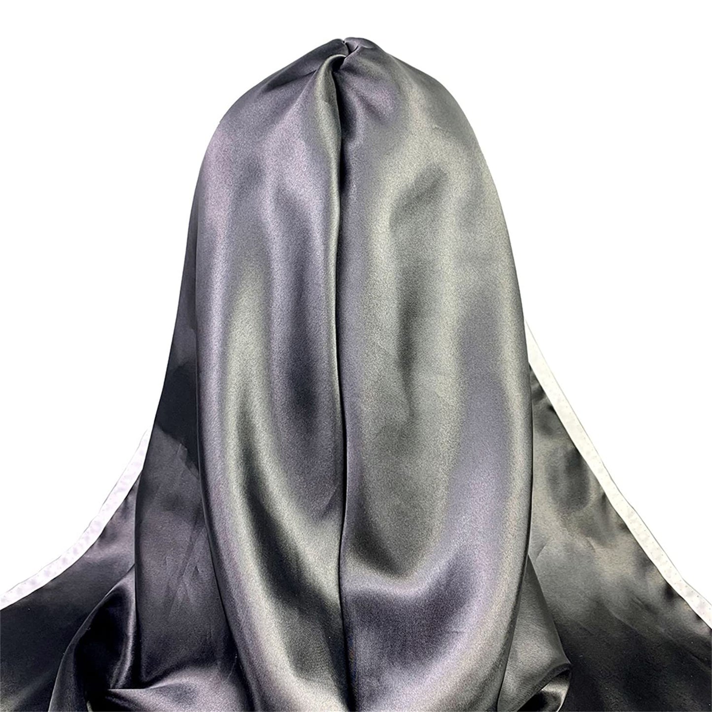 Scary Nun Mask Led Light Up Mask with Headscarf Horror Nun Cosplay Costumes Halloween Dress Up Party Props (Led Open Mouth)