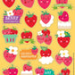 Eureka Strawberry Stickers, Scented (650917)
