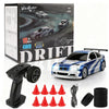 Volerusher Rc 1/43 Scale Mini Rc Drift Car - Micro Small With Full Proportional Rtr 2.4Ghz Remote, 2 Tire Sets, 8 Cones, High Sp