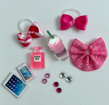 Lps Pet Shop 10 Pc Clothes Skirt Bow Accessories Lot