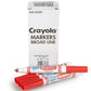 Crayola Washable Markers - Red (12Ct), Kids Broad Line Markers, Bulk Markers For Classrooms & Teachers