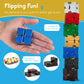 Pilpoc Thefube Infinity Cube Fidget Desk Toy - Aluminum Infinite Magic Cube With Case, Sturdy, Heavy, Relieve Stress And Anxiety, For Add, Adhd, Ocd (Red)