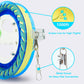 Yfafengs Kite Reels For Adults, 1000Ft Line Spool Winder, Kite String Spool With Lock, Blue, 7 Inches