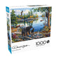 Buffalo Games - Darrell Bush - Blue Sky Reflection - 1000 Piece Jigsaw Puzzle For Adults -Challenging Puzzle Perfect For Game Nights - Finished Size Is 26.75 X 19.75