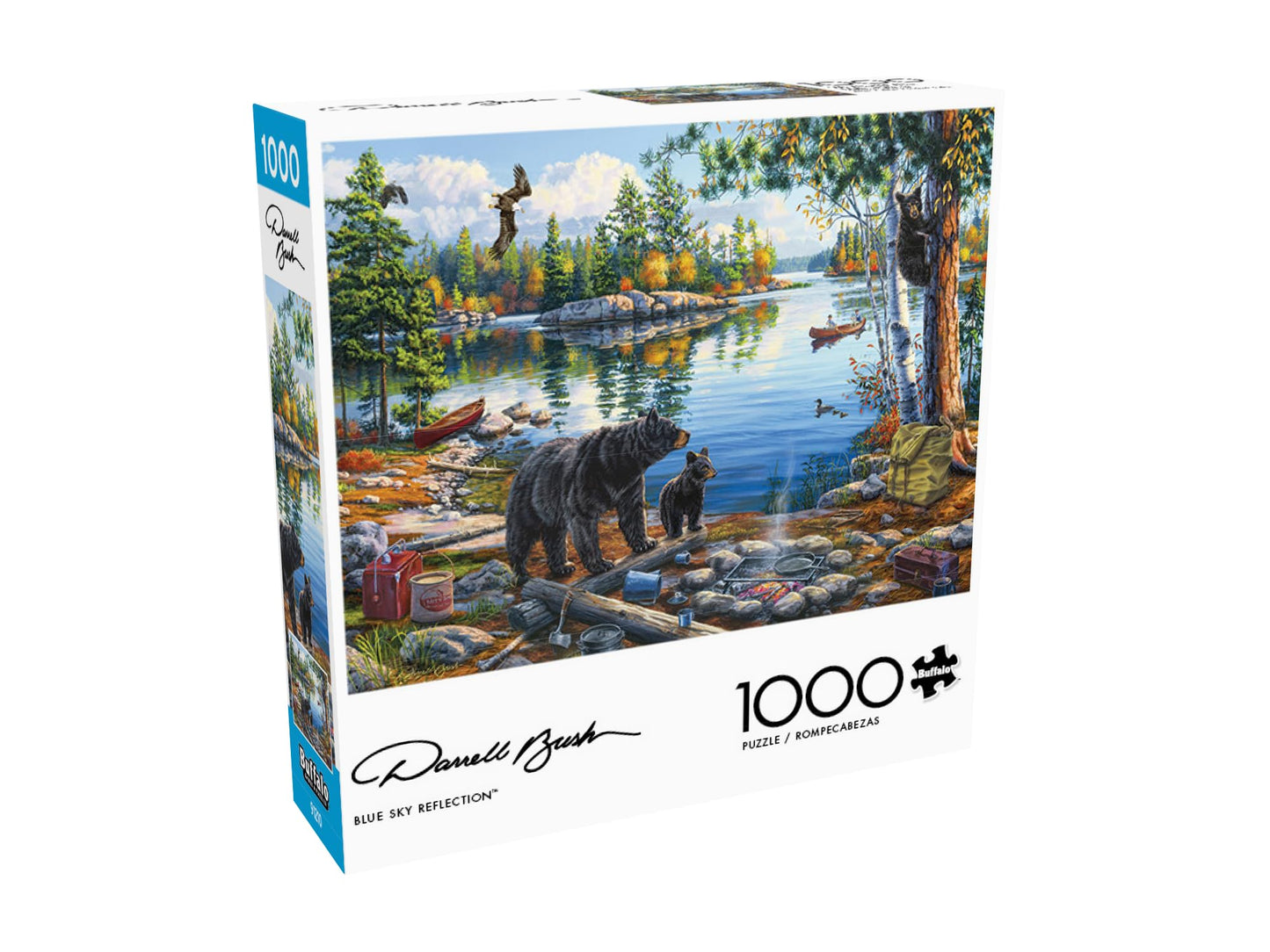 Buffalo Games - Darrell Bush - Blue Sky Reflection - 1000 Piece Jigsaw Puzzle For Adults -Challenging Puzzle Perfect For Game Nights - Finished Size Is 26.75 X 19.75