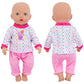 Unicorn Element 5 Sets Baby Doll Clothes For 14-18 Inch Dolls, Doll Pjs Outfits Playtime Jumpsuits Fit In 15 Inch Dolls Reborn,10 Pcs In Total Doll Clothes And Accessories For 18 Inch Girl Doll