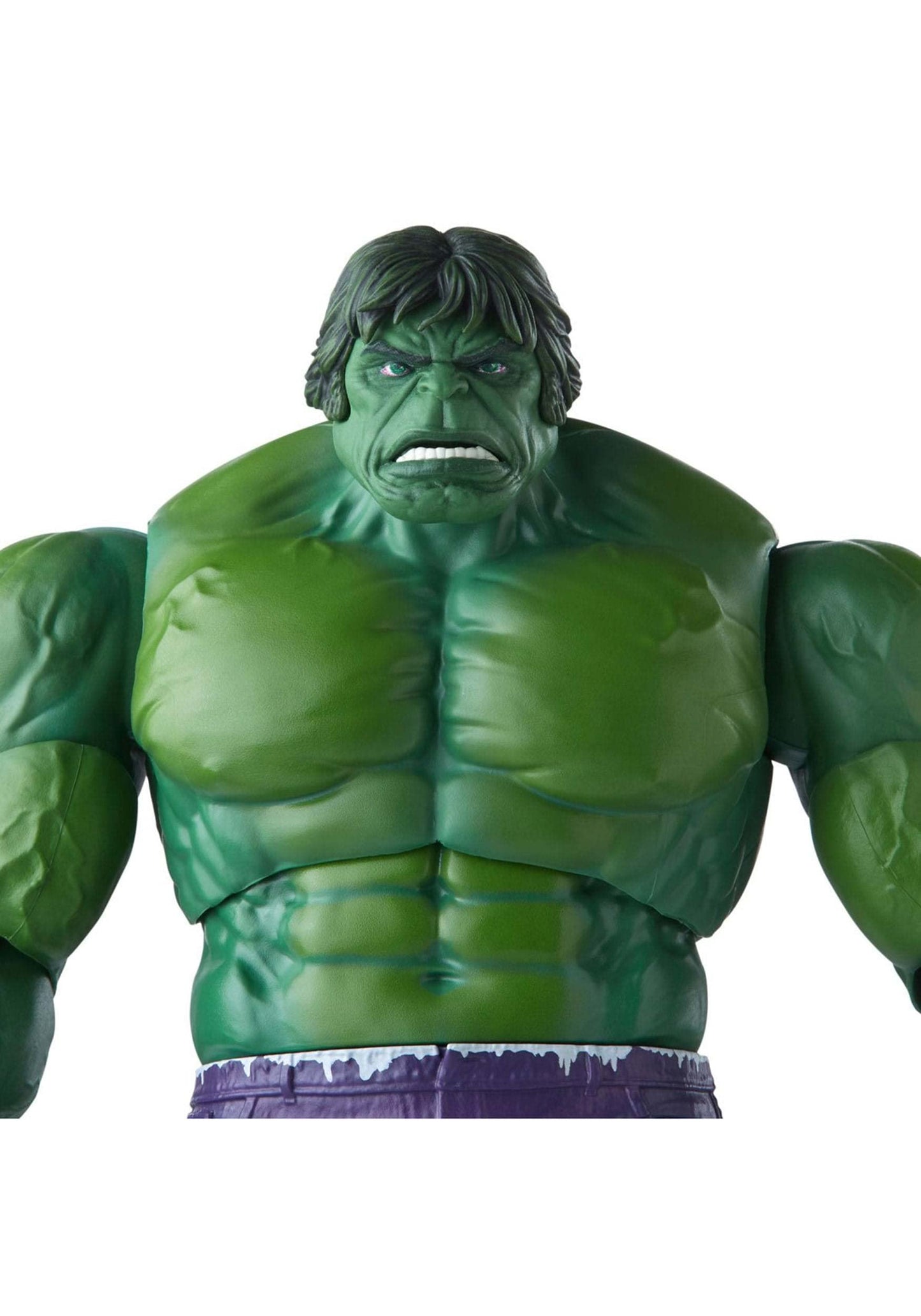 Marvel Legends 20th Anniversary Retro Hulk Figure, 6-Inch, Multicolor, Standard Size, Model F3440, Plastic Material