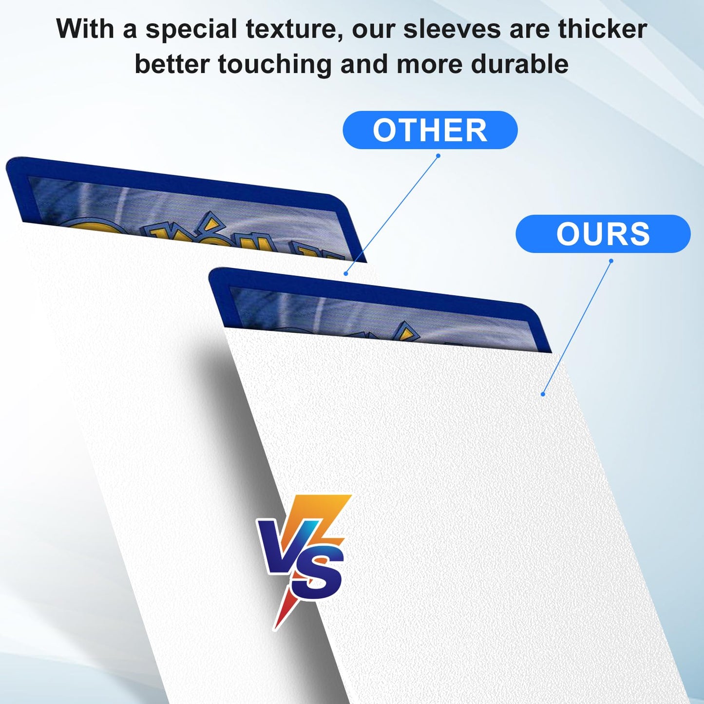 White Matte Card Sleeves For Mtg, 300 Pieces Perfect Fit Standard Card Sleeves For Trading Card Sports Cards Baseball Cards Tcg