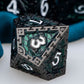 ARUOHHA 7pcs DND Metal Dice Set Dungeons and Dragons Dice Large Polyhedral Dice RPG Role Playing Dice D and D Dice D&D Dice Set
