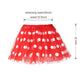 Cumwoen Polka Dots Tutu With Mouse Ears Headband Girls Halloween Costume Birthday Dress Up Accessories Red