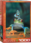 Red-Eyed Tree Frog 1000 Piece Puzzle Jigsaw Puzzle 19 X 27In