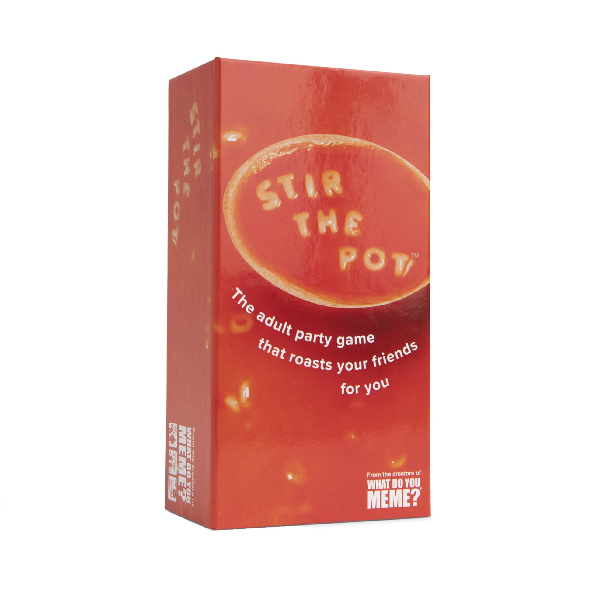 WHAT DO YOU MEME? Stir The Pot - The Party Game That Roasts Your Friends - mature-themed Card Games for Game Night