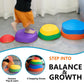 Oranmew Stepping Stones For Kids - Toddler Sensory Balance Stones & Bounce Blocks, 6 Pcs Non-Slip Obstacle Course Set For Indoor