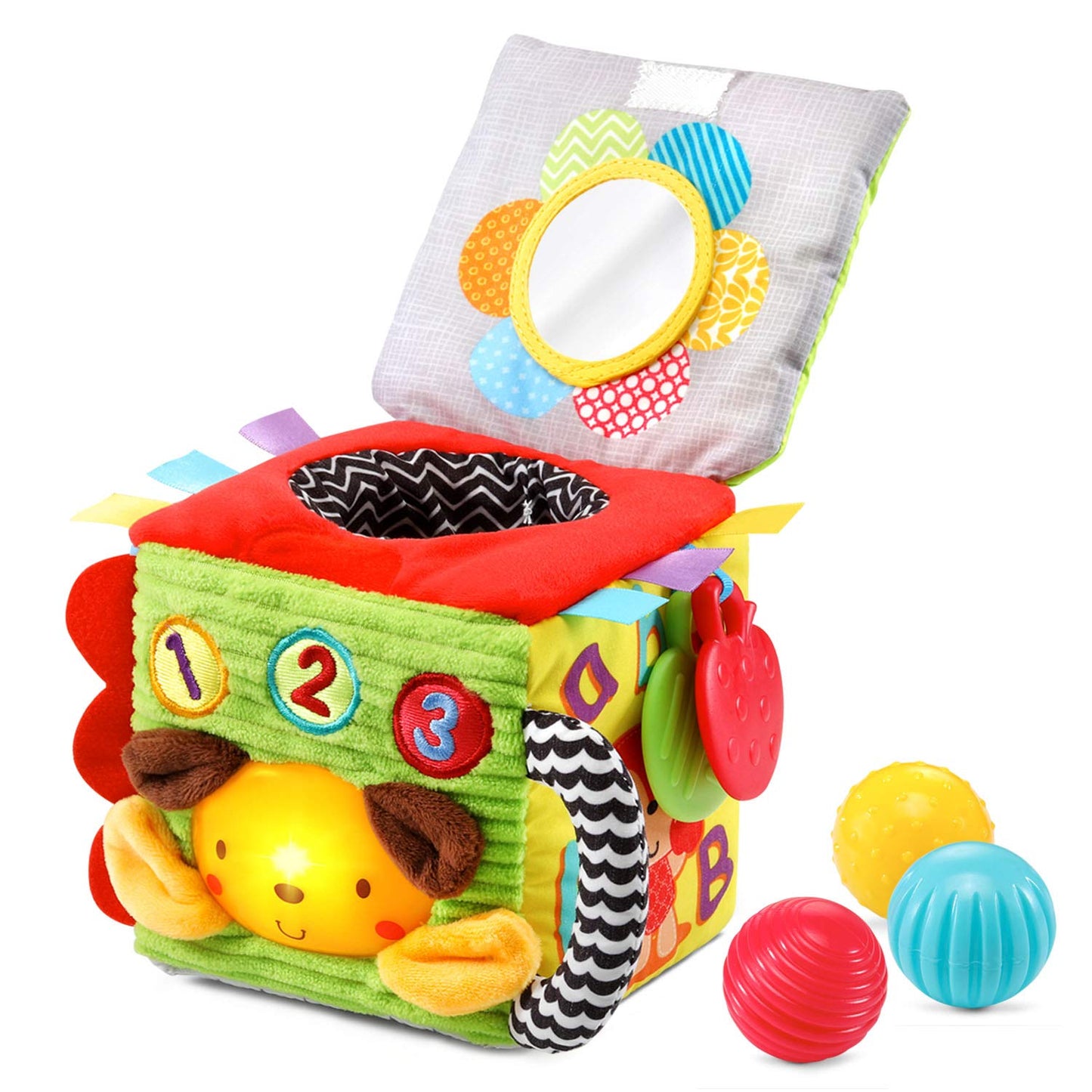 VTech Soft and Smart Sensory Cube - Medium Multicolor Plastic Toy, Model 80-528200