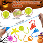 Halloween Sticky Hands Bulk 42PCS Halloween Party Favors for Kids Stretchy Halloween Sticky Hand Toy Halloween Goodie Bag Filler
