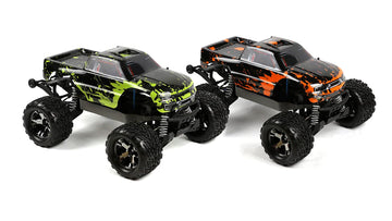 SummitLink 2pk Combo Set Compatible Custom Body Muddy Orange/Green Replacement for 1/10 Scale RC Car or Truck (Truck not Include