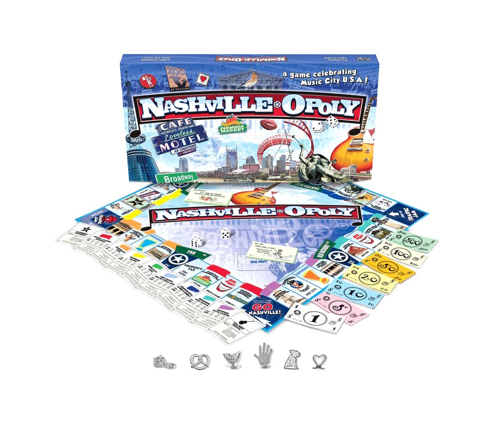 Late For The Sky Nashville-Opoly, Small