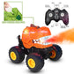 Dinosaur Remote Control Car, 360 Rotating RC Stunt Car Monster Truck Toys with Spray, Light & Sound, 2.4GHz All Terrain RC Cars