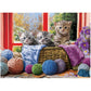 Eurographics Knittin' Kittens 500-Piece Puzzle