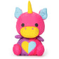 Swisheez Jemah Unicorn Stuffed Animal, Retro Inspired Plush Toys for Ages 3 and Up, Pink, 7   