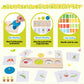 Montessori Wooden Circle Puzzle With Knob,Montessori Toys For 12-18 Months-Mirror Peekaboo Peg Board With 32 Cards For 8 Life Cy