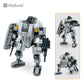 Mybuild Mecha Frame 5 Mech Suit Building Toys Gray Mech Building Bricks Base Defender Mf05-A01