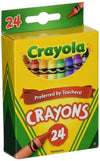 Crayola 24 Count Box Of Crayons Non-Toxic Color Coloring School Supplies (9 Packs)