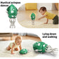 SWTOIPIG Electric Dancing Octopus Toy with Led Light and Music  Kids Electric Crawling Octopus Tummy Time Toys  Rechargeable Interactive Sensory Toys  for Christmas Birthday Gift (Cyan)