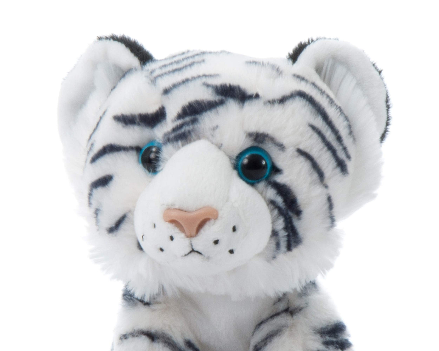 The Petting Zoo Tiger Stuffed Animal, Gifts For Kids, Wild Onez Zoo Animals, White Tiger Plush Toy 9 Inches