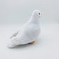 Simulation White Pigeon Stuffed Animal Toy - 8 Inch Rock Pigeon Toys, Cute Pigeon As Gift (White)