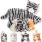 Skylety Nurturing Cat Stuffed Animal With 4 Plush Kittens, Cat Baby Stuffed For Girls And Boys Plushy Mommy Kitty With Baby Kittens For Birthday Party Favors Gifts(Cuddly Style)